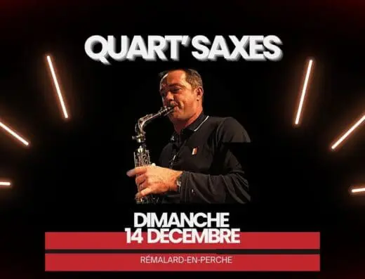 Concert du groupe Quart’Saxes