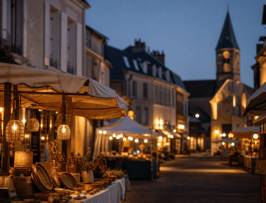 Marché nocturne artisanal