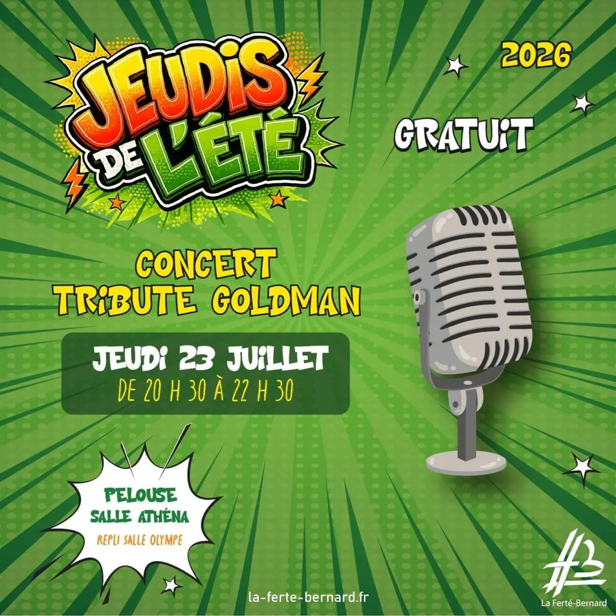 Les Jeudis de l&rsquo;été, TRIBUTE GOLDMAN