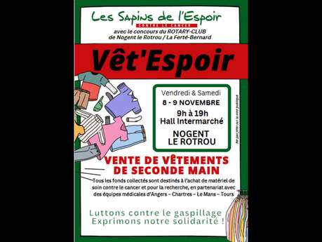 Sapins de l’Espoir I Vente solidaire de vêtements de seconde main