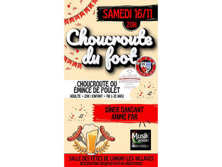 Soirée choucroute du foot.