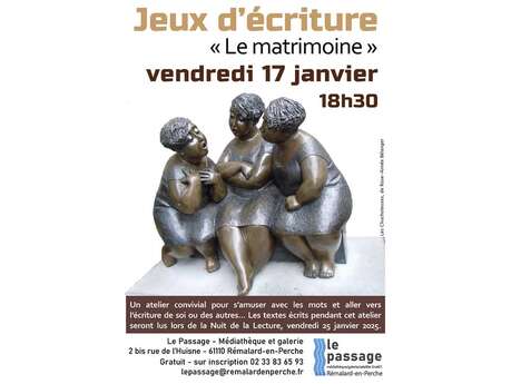 Jeux d&rsquo;écriture : le matrimoine