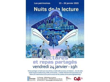 Nuit de la Lecture : textes et repas partagés !