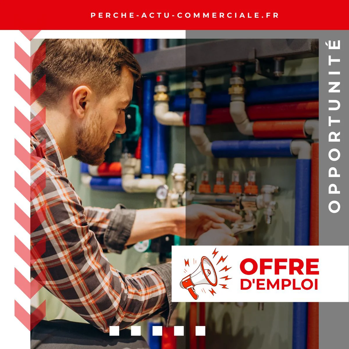 offre emploi plombier-chauffagiste