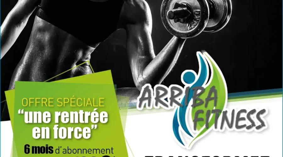 6 mois d&rsquo;abonnement à prix réduit chez Arriba Fitness