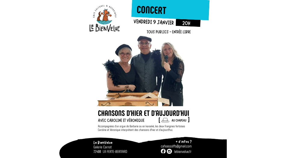 concert chansons d’hier et d’aujourd’hui