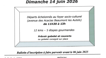 Randonnée Gourmande 2026