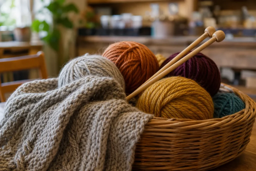 Atelier tricot à l&rsquo;Escarbille