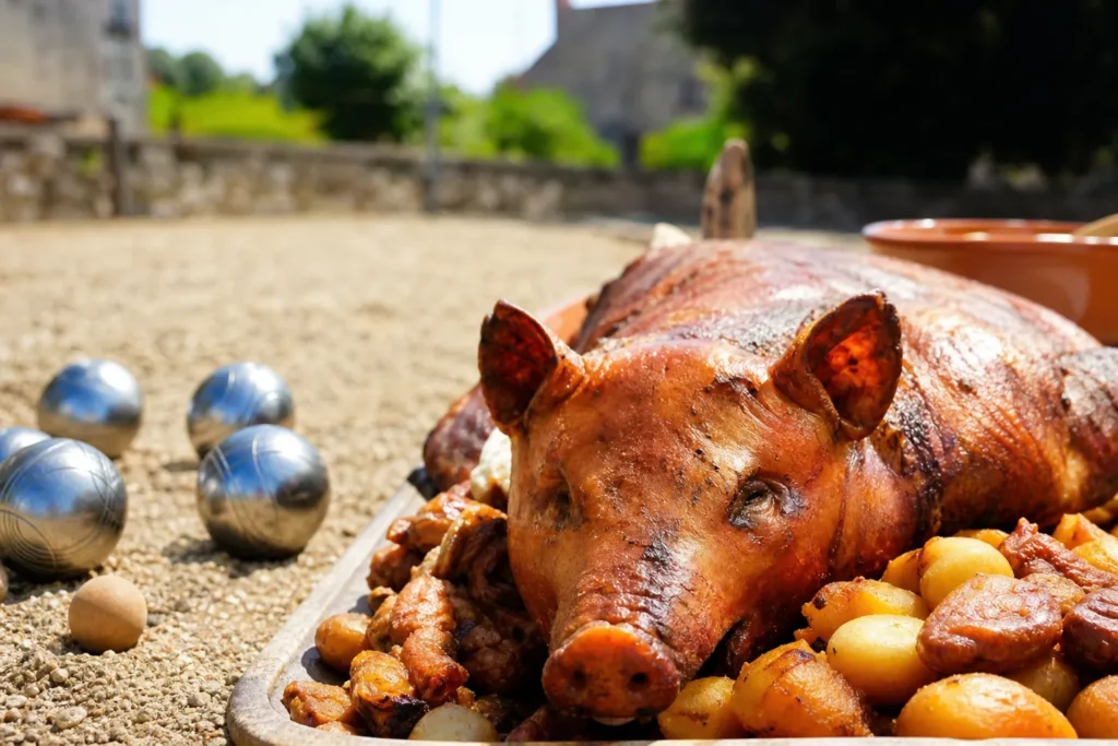 Concours de pétanque et Soirée cochon grillé
