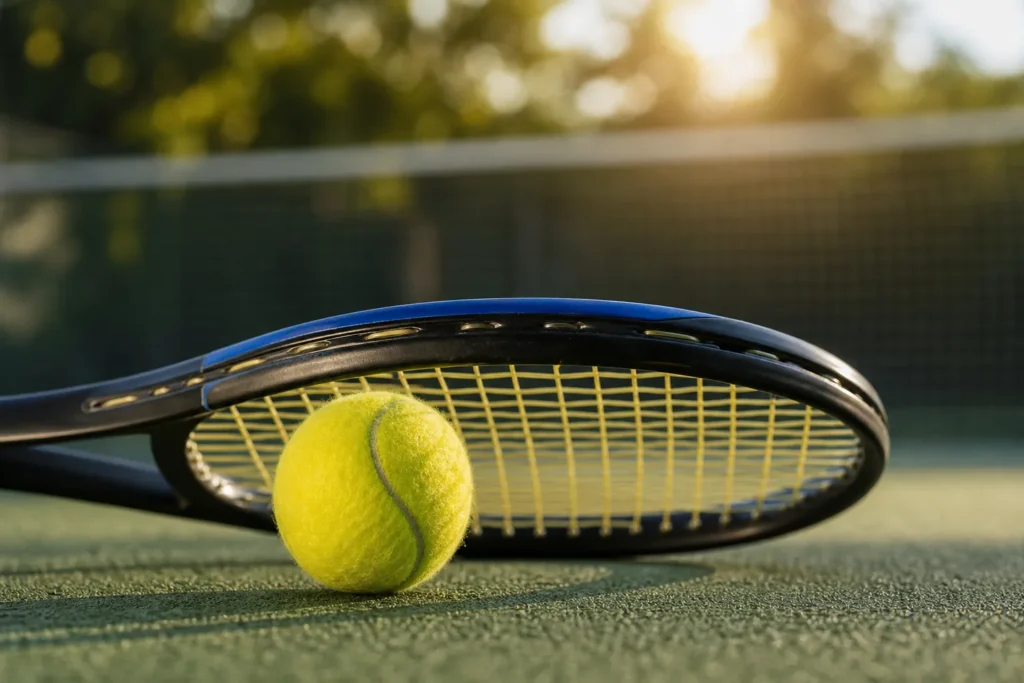 Rencontre amicale de tennis