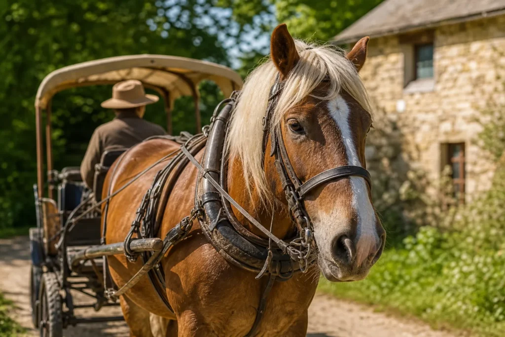 Balades attelées sur le domaine de Courboyer