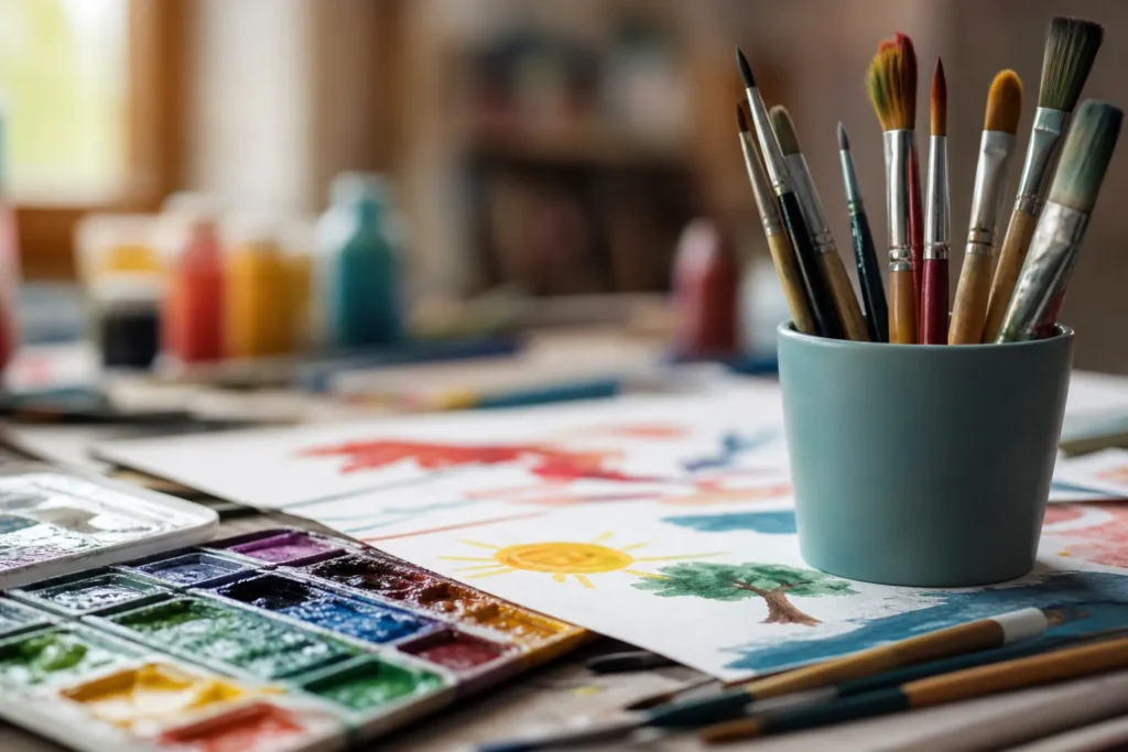 Stage dessin et peinture pour enfants