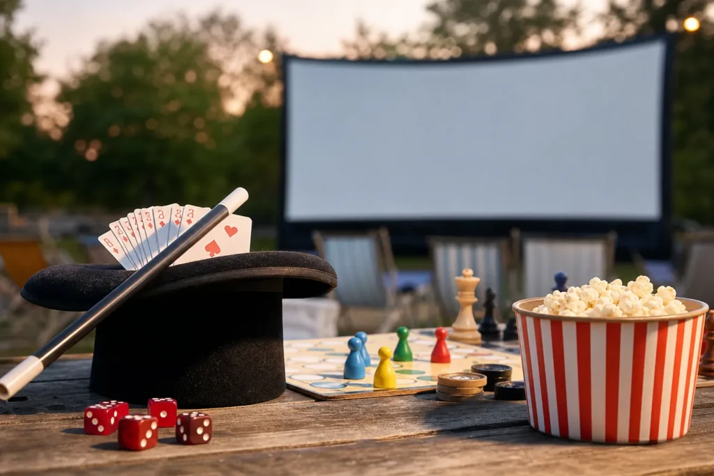 Fête du jeu, magie et cinéma en plein air