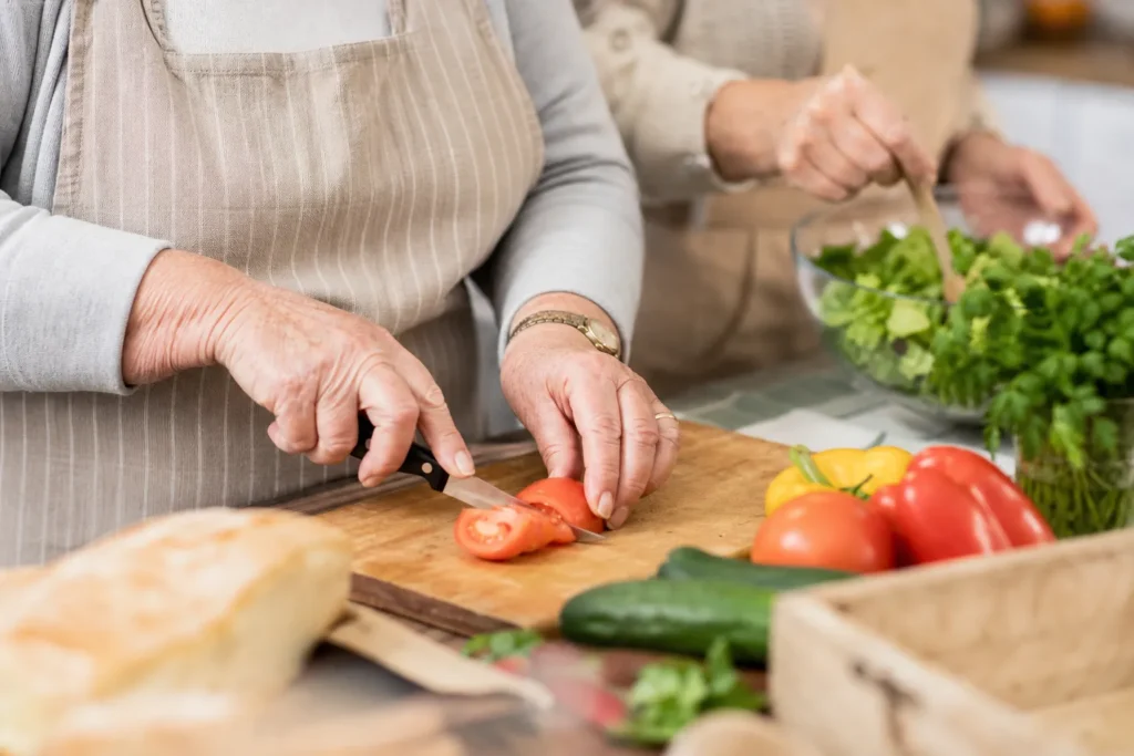 Atelier de cuisine pour sénior