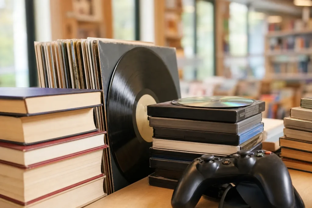 Bourse aux livres, disques, films, jeux d&rsquo;occasion