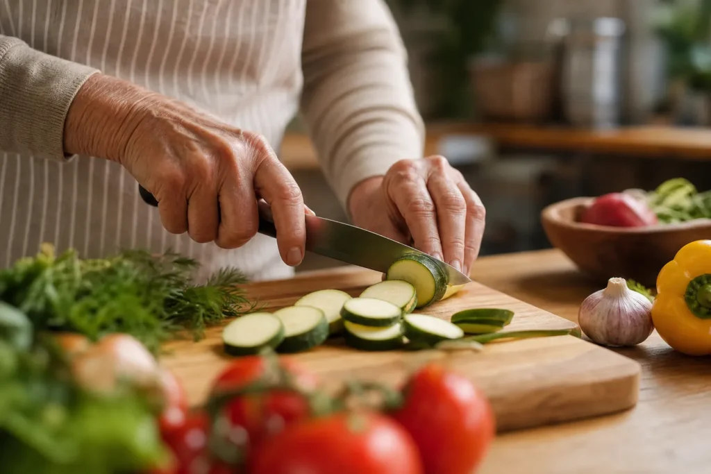 Atelier de cuisine pour sénior