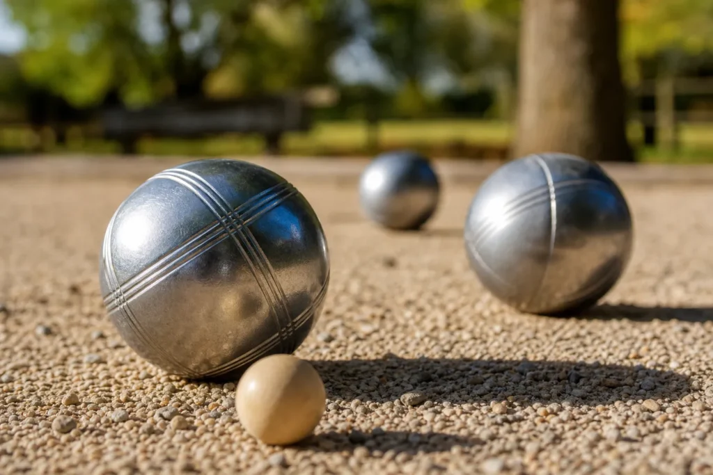 Concours de pétanque