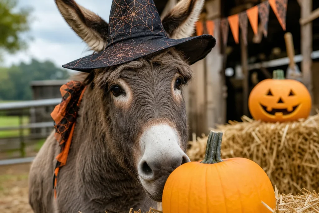 Halloween chez les Anes des Hauts du Perche