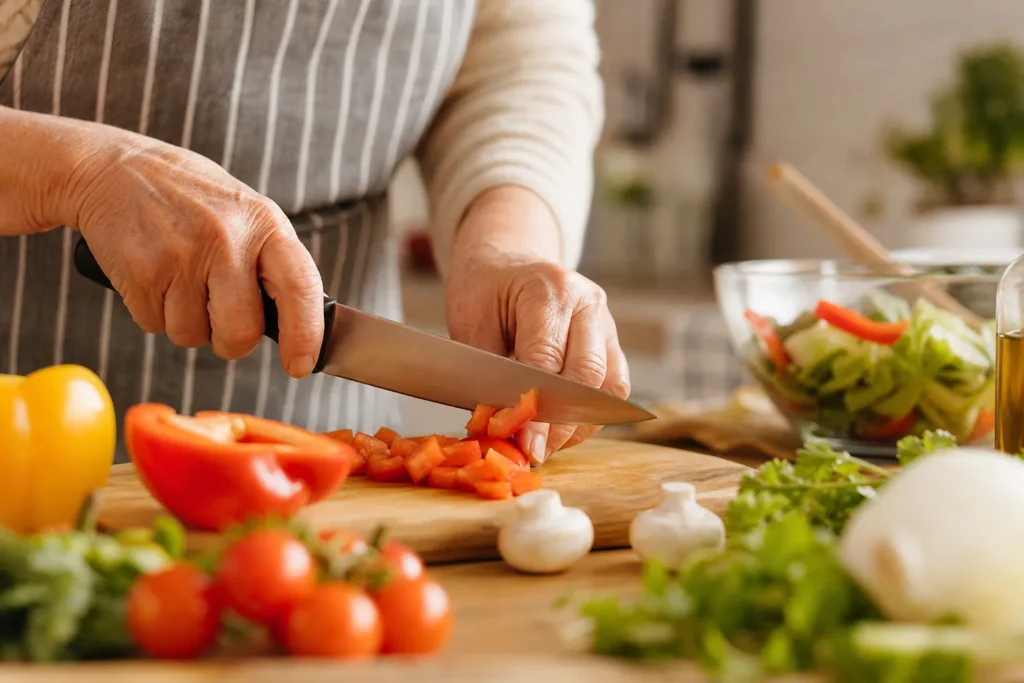 Atelier de cuisine pour sénior