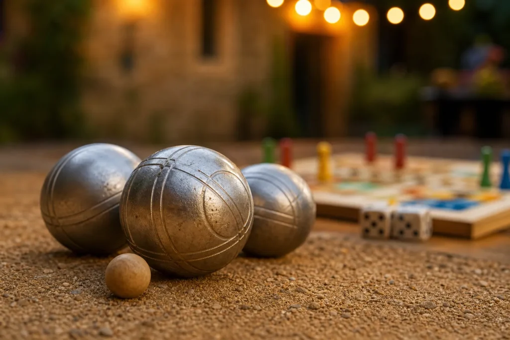 Soirée pétanque et ou jeux de société