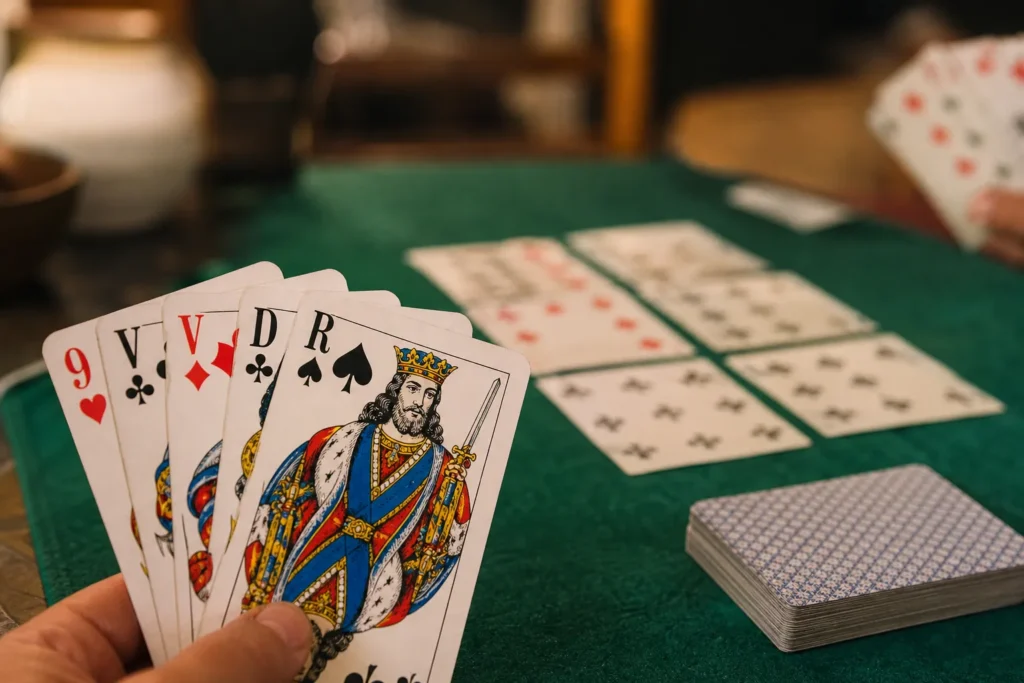 CONCOURS DE BELOTE À LE MÊLÉE