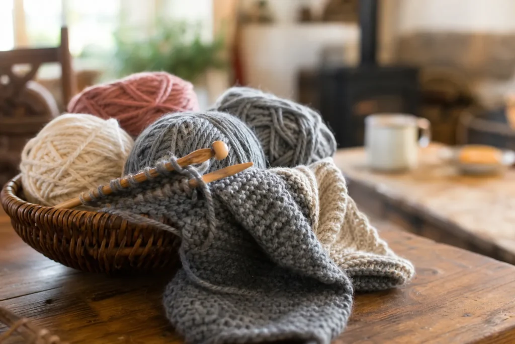 Atelier tricot à l&rsquo;Escarbille