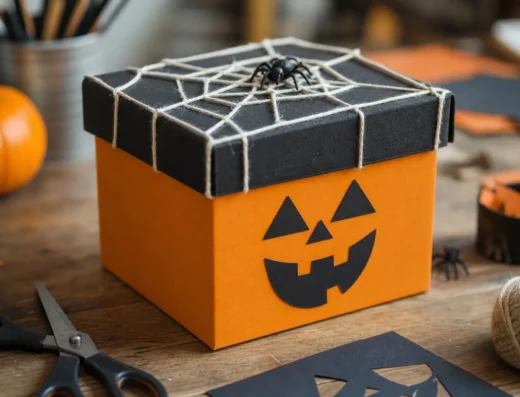 Attache ta tuque : Atelier créatif : La boite Halloween