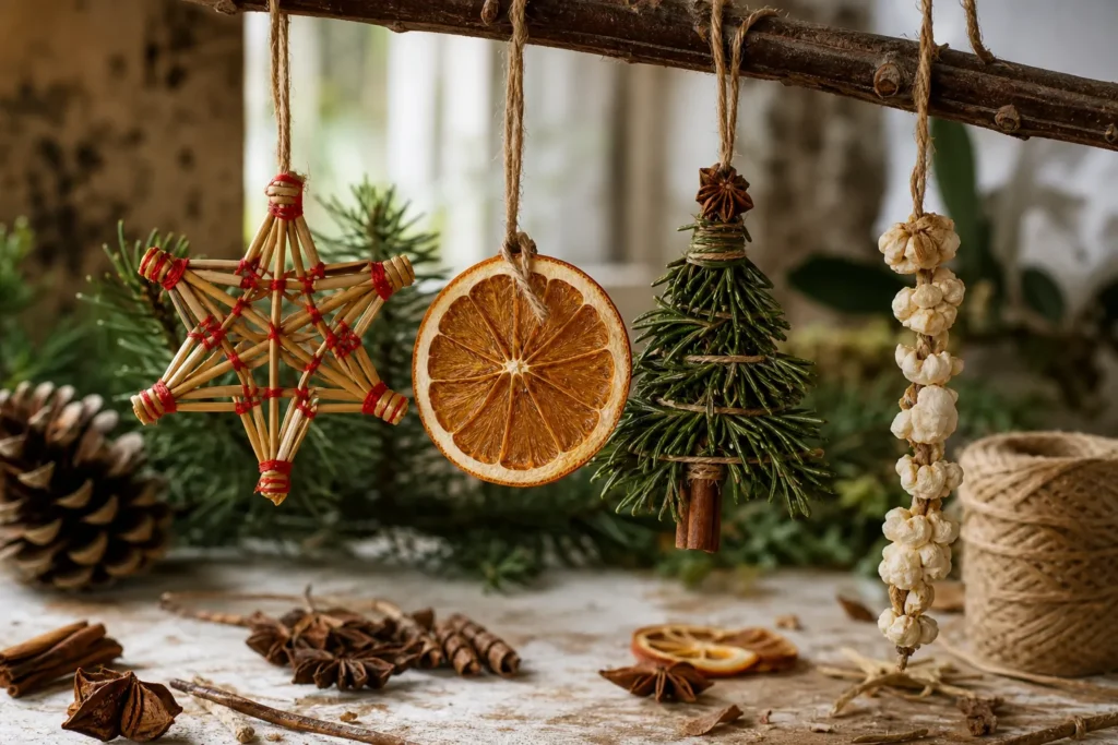 Fabriquer ses décorations de Noël au naturel