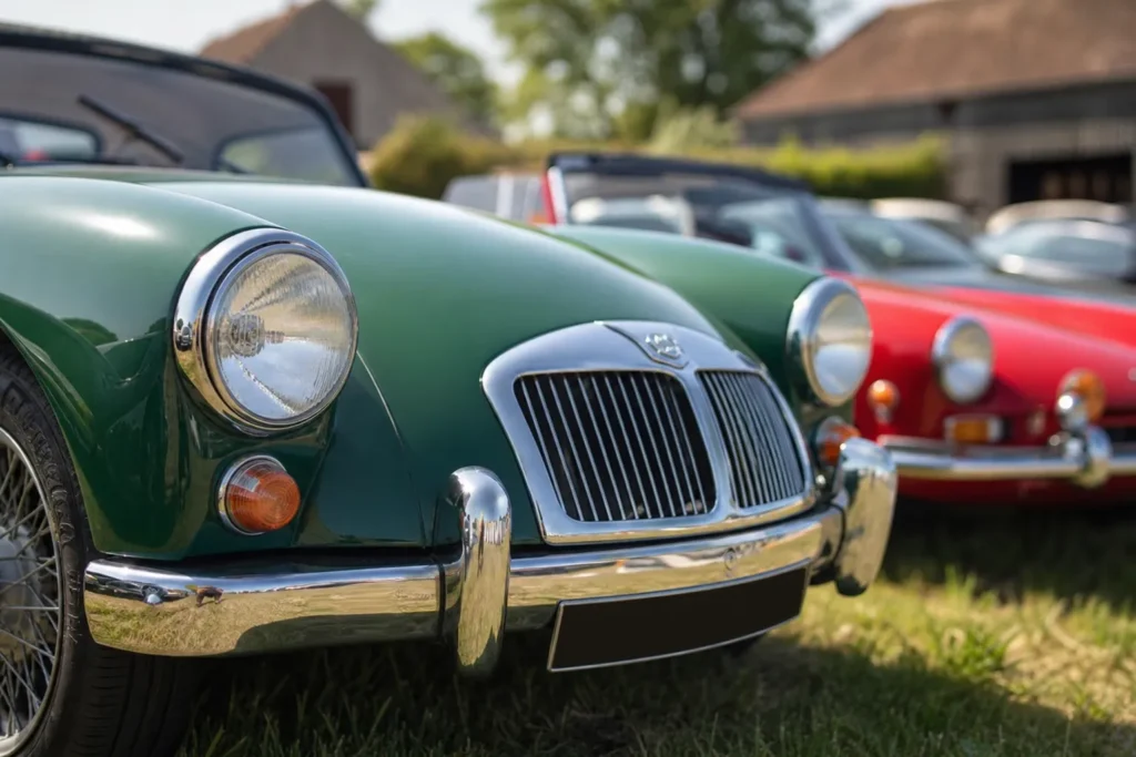 Rassemblement de voitures anciennes