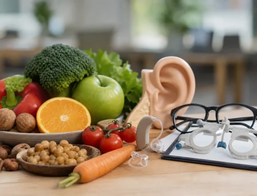 Alimentation si en on parlait, dépistage auditif et test de la vue