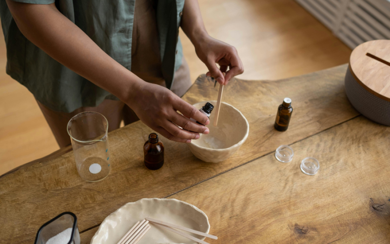 Atelier fabrication de cosmétiques naturels